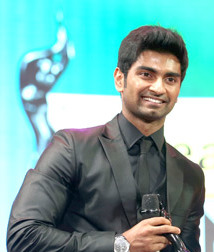 Atharvaa 61st Filmfare Awards South.jpg