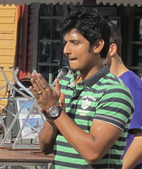 Jiiva during Ko film shooting.jpg