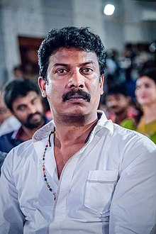 Samuthirakani at Sandamarudham Audio Launch.jpg