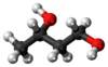 Ball and stick model of 1,3-butanediol (S)