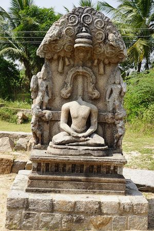 Jain Sculpture close to Sittanavasal,India.jpg