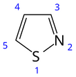 Skeletal formula with numbers